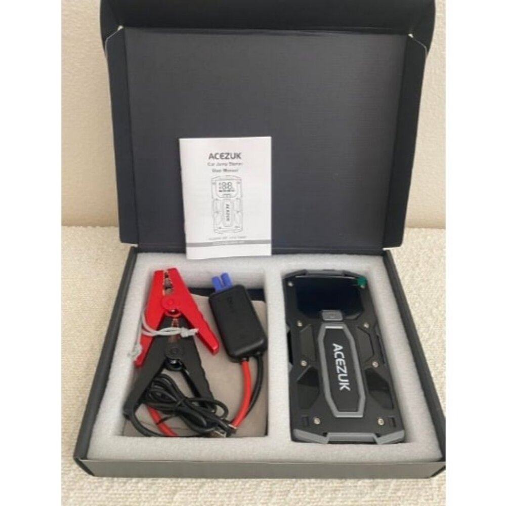 Car Jump Starter, 3000A 12V 8-in-1 Jump Starter Battery Pack, Up to 7.0L Gas